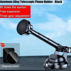 Magnetische Autotelefonhalterung - Armaturenbretthalterung mit langem Griff