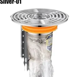 Magnetische Badezimmersieb-Abdeckung – selbstschließender Abflussschutz gegen Gerüche