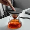 Magnetische Ein-Knopf-Teekanne – Easy Brew-Teekanne aus Glas