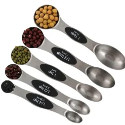 Magnetische Messlöffel – Set mit 5 präzisen Messwerkzeugen