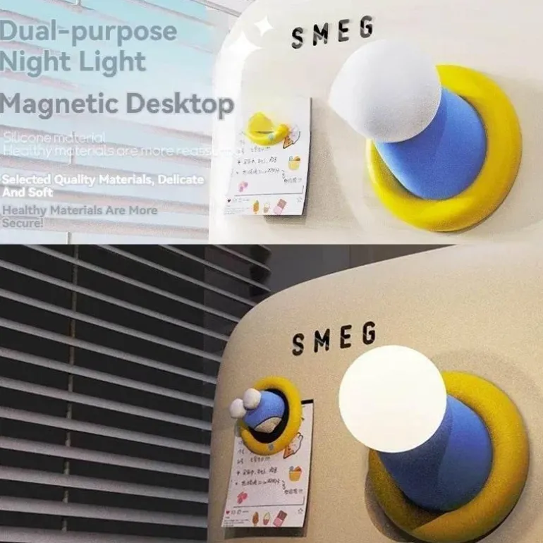 Magnetische Nachtlampe mit Berührungssensor – Interaktives, lustiges LED-Licht