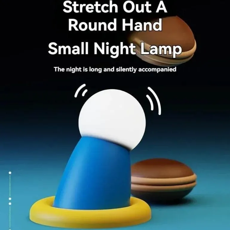 Magnetische Nachtlampe mit Berührungssensor – Interaktives, lustiges LED-Licht
