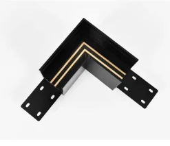 Magnetische Schienenbeleuchtung - Wandmontiertes schwarzes System