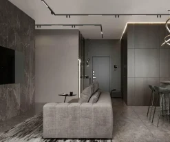 Magnetische Schienenbeleuchtung - Wandmontiertes schwarzes System