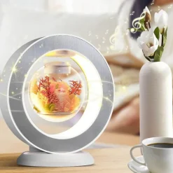 Magnetische schwebende Blumenlampe „Love Forever“