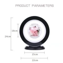 Magnetische schwebende Blumenlampe „Love Forever“