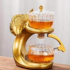 Magnetische Teekanne mit Meereszauberfischen – Wunderliches Ozeandekor