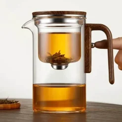 Magnetische Teetrennkanne mit einem Klick - Easy Brew Kettle