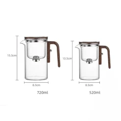 Magnetische Teetrennkanne mit einem Klick - Easy Brew Kettle