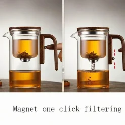 Magnetische Teetrennkanne mit einem Klick - Easy Brew Kettle