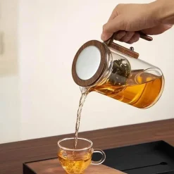 Magnetische Teetrennkanne mit einem Klick - Easy Brew Kettle