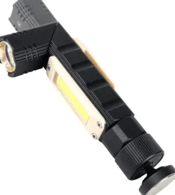 Magnetische wiederaufladbare Camping-Taschenlampe – verstellbares tragbares Außenlicht