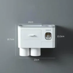 Magnetischer Badezimmer-Organizer – platzsparende Aufbewahrungslösung zur Wandmontage