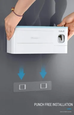 Magnetischer Badezimmer-Organizer – platzsparende Aufbewahrungslösung zur Wandmontage