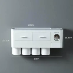 Magnetischer Badezimmer-Organizer – platzsparende Aufbewahrungslösung zur Wandmontage