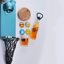 Magnetischer Basketball-Flaschenöffner für den Kühlschrank