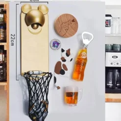 Magnetischer Basketball-Flaschenöffner für den Kühlschrank