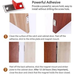 Magnetischer Schrank-Organizer – ultradünn, starker Halt