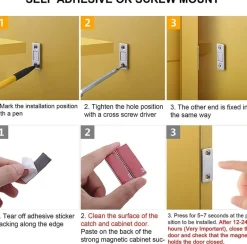 Magnetischer Schrank-Organizer – ultradünn, starker Halt