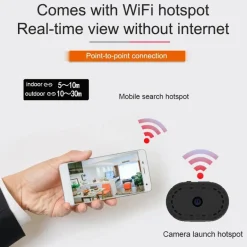 Magnetischer Tag- und Nacht-Mini-Wireless-Cam-IP-Recorder