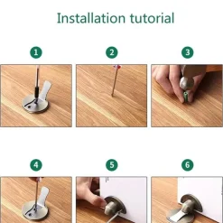 Magnetischer Türstopper – Nagelfreier versteckter Halter