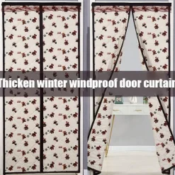 Magnetischer Türvorhang - Winddichte Schallschutzabdeckung