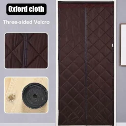 Magnetischer Türvorhang - Winddichte Schallschutzabdeckung