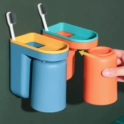 Magnetischer Zahnbürstenhalter – Badezimmer-Organizer zur Wandmontage