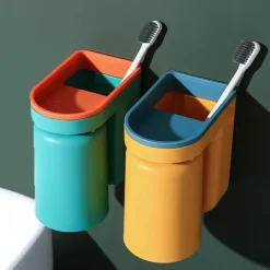 Magnetischer Zahnbürstenhalter – Badezimmer-Organizer zur Wandmontage