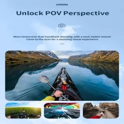 Magnetisches, am Hals montiertes Action-Kamera-Zubehör – Silikonhalterung