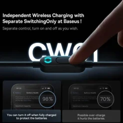 Magnetisches kabelloses Autoladegerät - 2-in-1-Telefonständerhalter