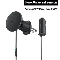 Magnetisches kabelloses Autoladegerät - 2-in-1-Telefonständerhalter