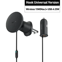 Magnetisches kabelloses Autoladegerät - 2-in-1-Telefonständerhalter