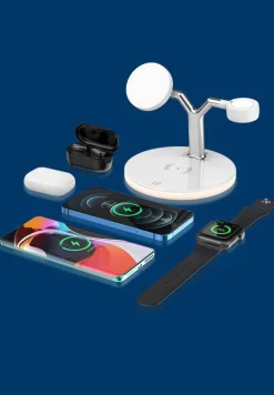Magnetisches kabelloses 3-in-1-Telefonladegerät - Schnellladestation
