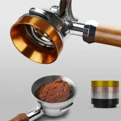 Magnetisches Kaffeedosierwerkzeug mit Filterring für 51–53 mm Siebträger, Präzisionsbrühzubehör
