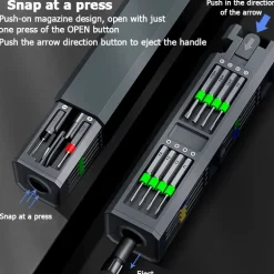 Magnetisches Mini-Schraubendreher-Set – Kompaktes All-in-One-Werkzeugset