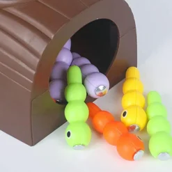 Magnetisches Spechtspielzeug – lustiges Wurmfangspiel für Kinder