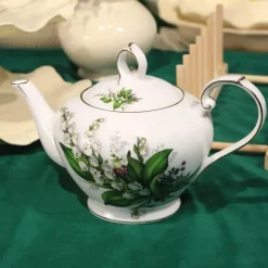 Maiglöckchen-Geschirrset – Elegante florale Geschirrkollektion