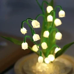 Maiglöckchen-Nachtlicht – DIY Blumenlampe