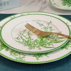 Maiglöckchen-Set aus Bone China – elegantes Blumengeschirr