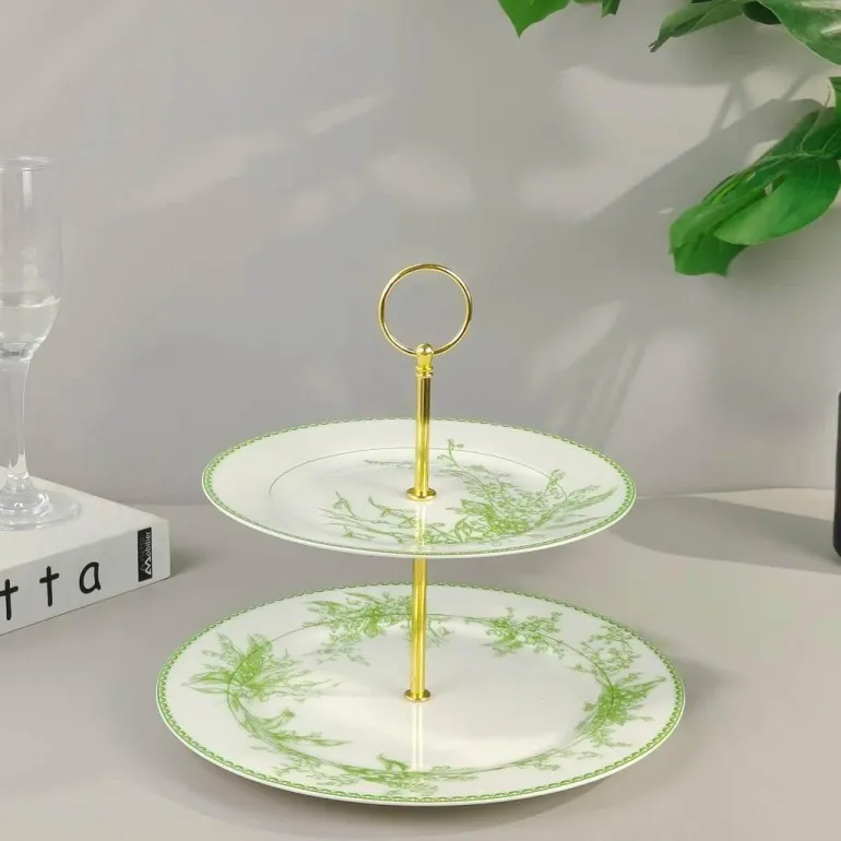 Maiglöckchen-Set aus Bone China – elegantes Blumengeschirr