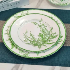 Maiglöckchen-Set aus Bone China – elegantes Blumengeschirr