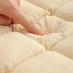 Makramee-Gitterteppich – Dekorativer Plissee-Bodenbelag