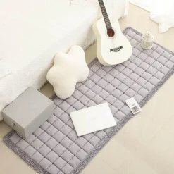 Makramee-Gitterteppich – Dekorativer Plissee-Bodenbelag