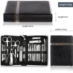 Maniküre-Set aus Edelstahl – Leicht zu tragendes All-in-One-Nagelpflegeset