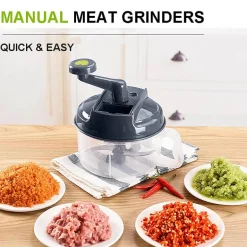 Manueller Fleisch- und Gemüsezerkleinerer - Einfacher Behälter für die Küchenmaschine