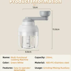 Manueller Knoblauch- und Gemüsezerkleinerer - Handmühle