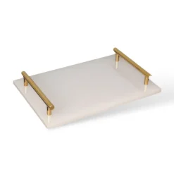 Marble Bathroom Set - Elegant Natural Decor Accessories