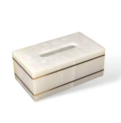Marble Bathroom Set - Elegant Natural Decor Accessories