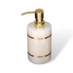 Marble Bathroom Set - Elegant Natural Decor Accessories